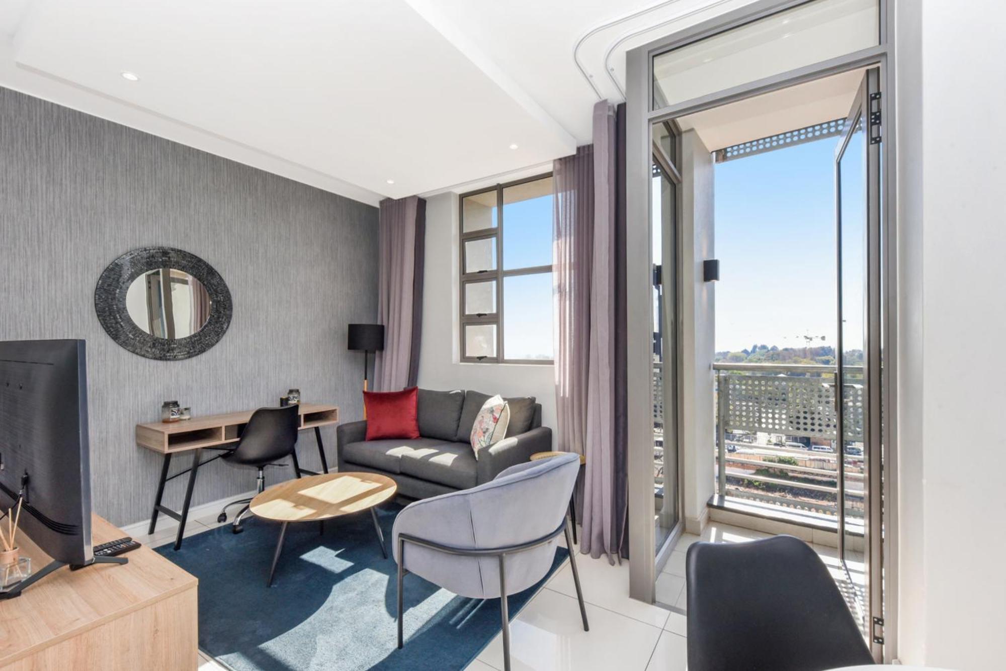 The Median Rosebank Luxury Apartment - Building With Generator Johannesburgo Exterior foto